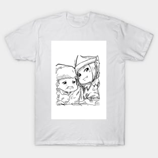 Santa Nedley + Elf Nicole T-Shirt